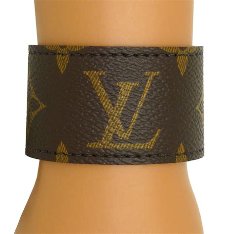 lv cufflinks online|louis vuitton monogram cuff bracelet.